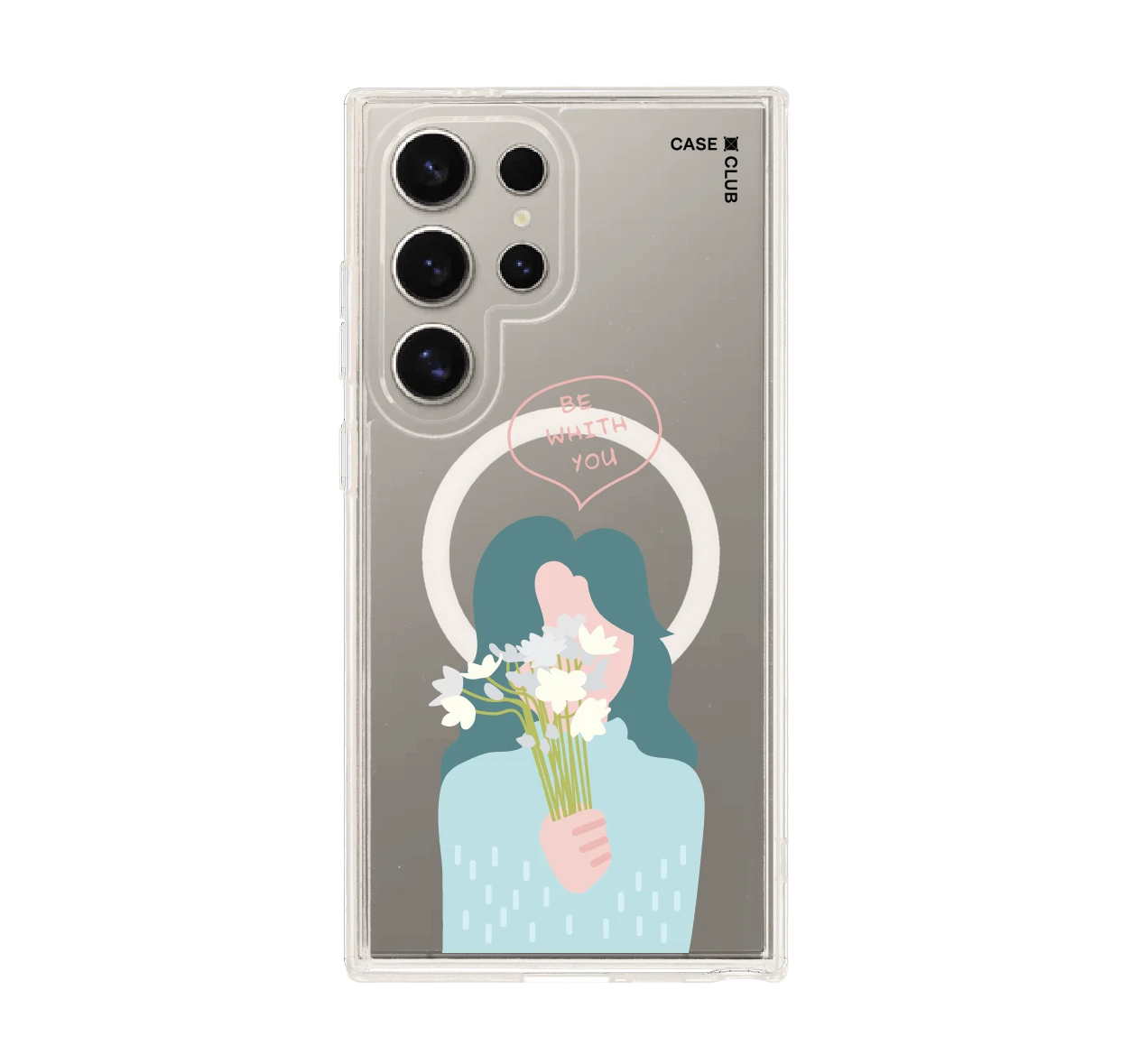เคสใส samsung s24 ultra magsafe สวยน้อยมินิมอล be with you